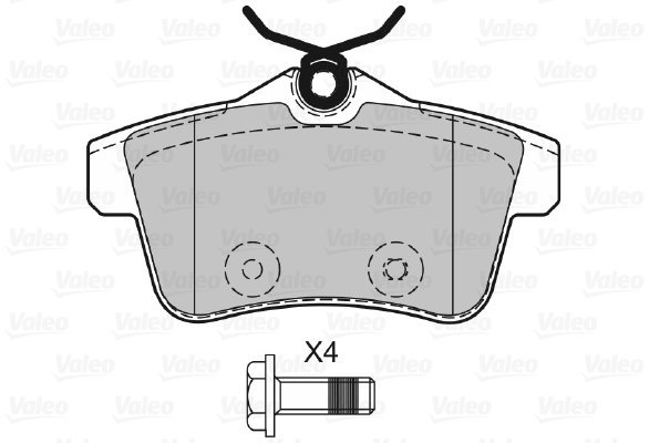 VALEO Brake Pads 601061 - Brake Pads