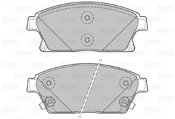VALEO Brake Pads 601070 - Brake Pads