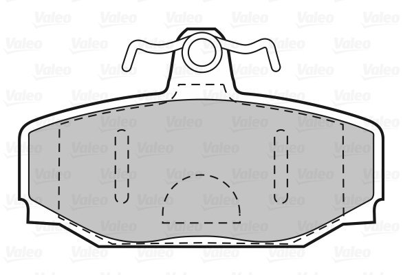 VALEO Brake Pads 598621 - Brake Pads