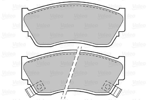VALEO Brake Pads 598628 - Brake Pads