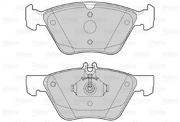 VALEO Brake Pads 598636 - Brake Pads