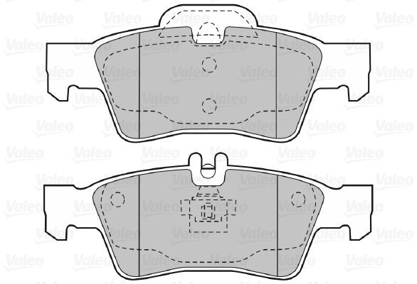 VALEO Brake Pads 598637 - Brake Pads