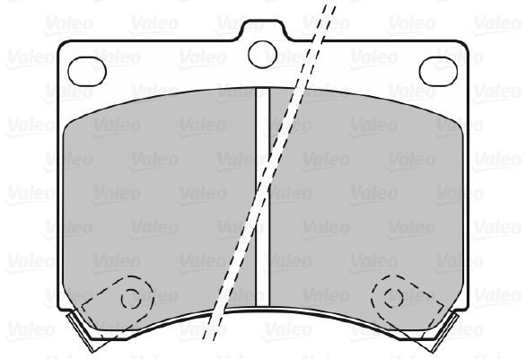 VALEO Brake Pads 598646 - Brake Pads