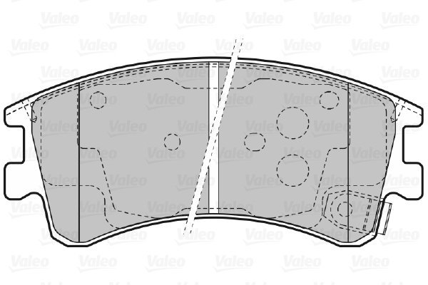 VALEO Brake Pads 598648 - Brake Pads