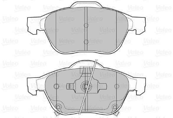 VALEO Brake Pads 598653 - Brake Pads
