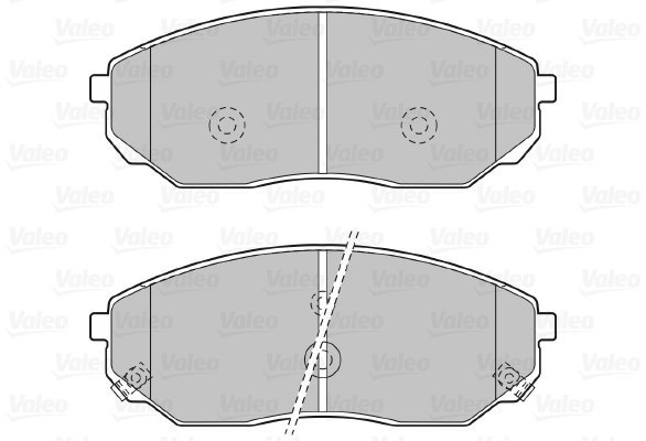 VALEO Brake Pads 598654 - Brake Pads
