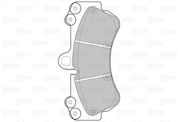 VALEO Brake Pads 598655 - Brake Pads
