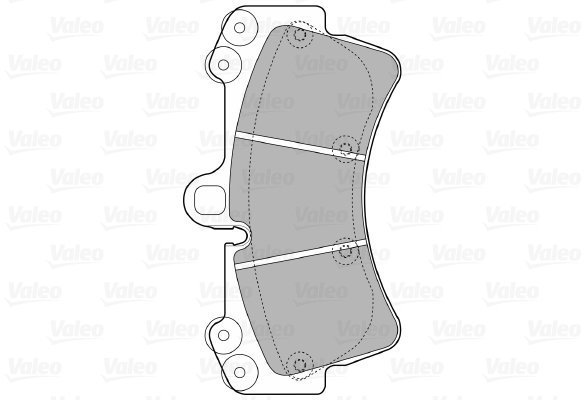 VALEO Brake Pads 598656 - Brake Pads