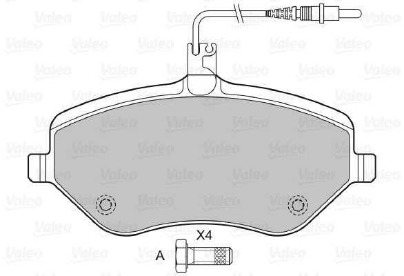 VALEO Brake Pads 598663 - Brake Pads