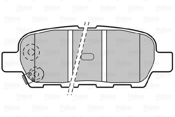 VALEO Brake Pads 598672 - Brake Pads