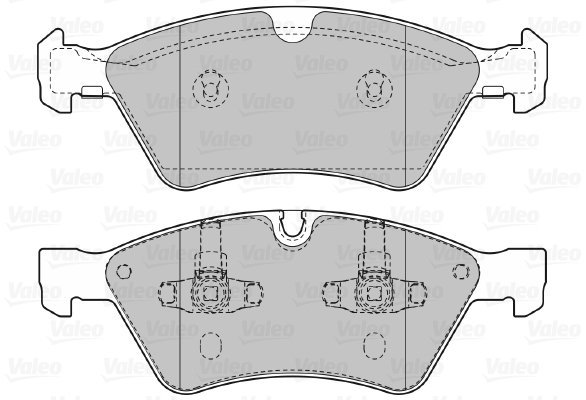 VALEO Brake Pads 598728 - Brake Pads