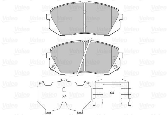 VALEO Brake Pads 601322 - Brake Pads