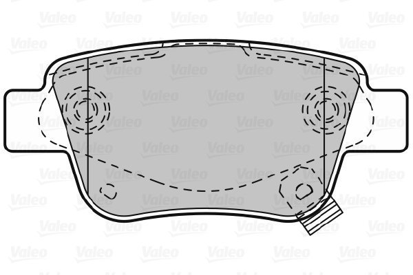 VALEO Brake Pads 598812 - Brake Pads