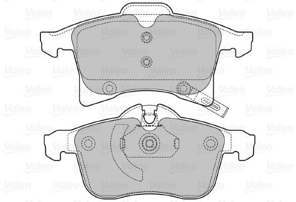 VALEO Brake Pads 598860 - Brake Pads