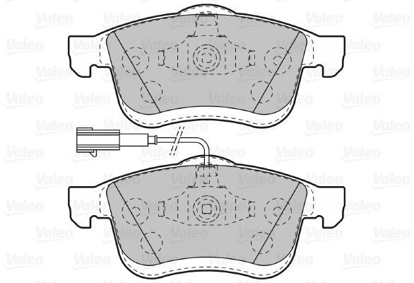 VALEO Brake Pads 601014 - Brake Pads