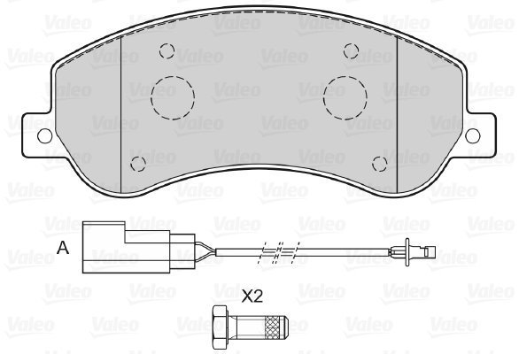 VALEO Brake Pads 601146 - Brake Pads