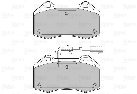 VALEO Brake Pads 601275 - Brake Pads