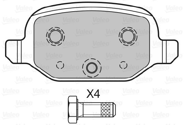 VALEO Brake Pads 601303 - Brake Pads