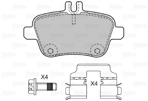 VALEO Brake Pads 601304 - Brake Pads