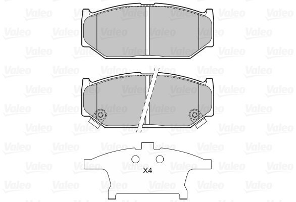 VALEO Brake Pads 601309 - Brake Pads