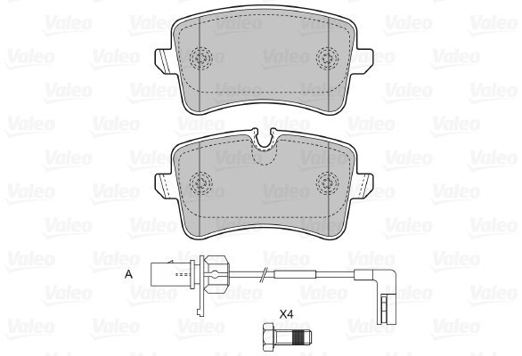 VALEO Brake Pads 601325 - Brake Pads