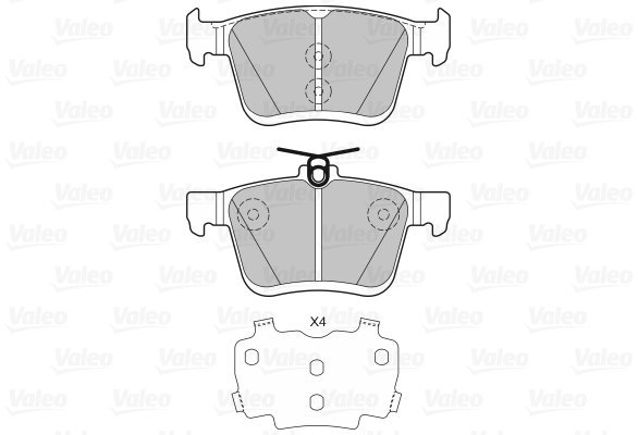 VALEO Brake Pads 601329 - Brake Pads