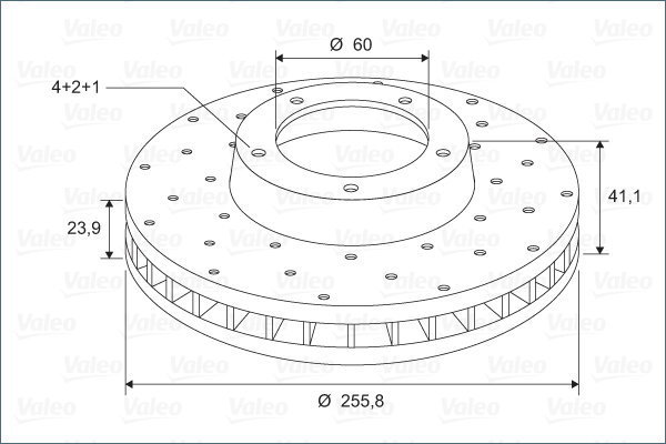 VALEO Brake Disc 886592 - Brake Disc