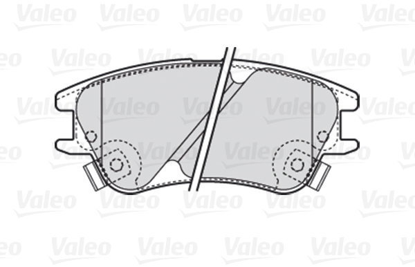 VALEO Brake Pads 301708 - Brake Pads