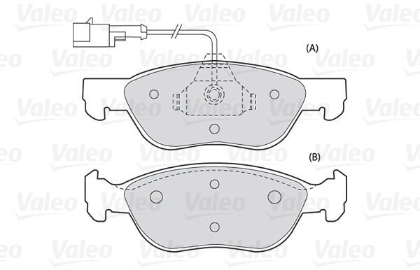 VALEO Brake Pads 301006 - Brake Pads
