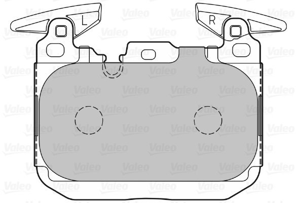 VALEO Brake Pads 601344 - Brake Pads