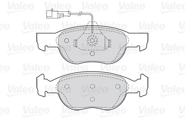 VALEO Brake Pads 301040 - Brake Pads
