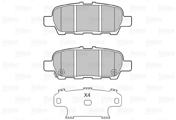 VALEO Brake Pads 601331 - Brake Pads