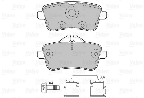 VALEO Brake Pads 601341 - Brake Pads