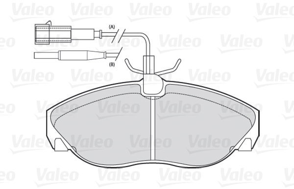 VALEO Brake Pads 301010 - Brake Pads