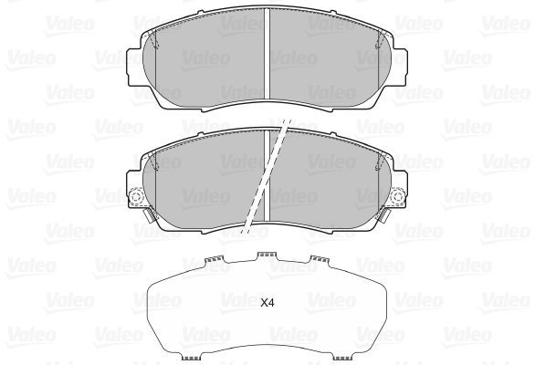 VALEO Brake Pads 601349 - Brake Pads