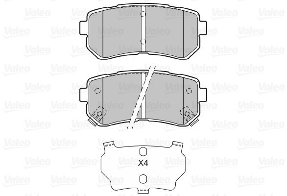 VALEO Brake Pads 601135 - Brake Pads