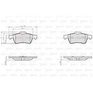 VALEO Brake Pads 872482 - Brake Pads