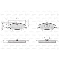 VALEO Brake Pads 872661 - Brake Pads