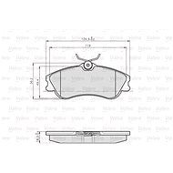 VALEO Brake Pads 873124 - Brake Pads