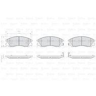 VALEO Brake Pads 872059 - Brake Pads