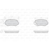 VALEO Brake Pads 872240 - Brake Pads