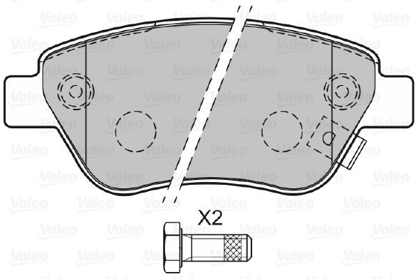 VALEO Brake Pads 601346 - Brake Pads