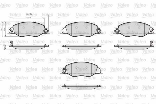 VALEO Brake Pads 872577 - Brake Pads