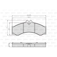 VALEO Brake Pads 872076 - Brake Pads