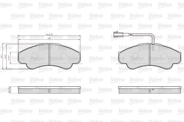 VALEO Brake Pads 872919 - Brake Pads