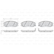 VALEO Brake Pads 872569 - Brake Pads