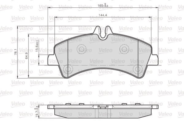 VALEO Brake Pads 873190 - Brake Pads