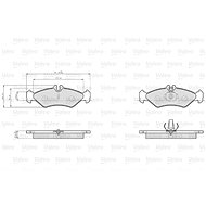 VALEO Brake Pads 872621 - Brake Pads