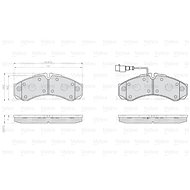 VALEO Brake Pads 872121 - Brake Pads