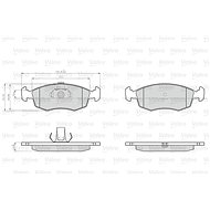VALEO Brake Pads 872907 - Brake Pads